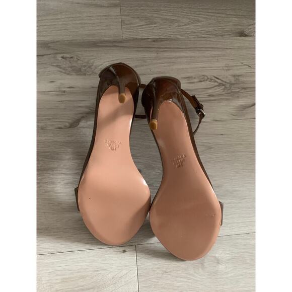Rebecca Allen Patent Leather Sandal Heels Size 8 - Picture 4 of 4